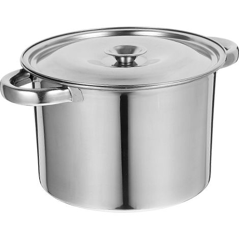 Marmite en acier inoxydable, casserole multifonctionnelle, ustensiles de cuisine, seau à huile (1/4)