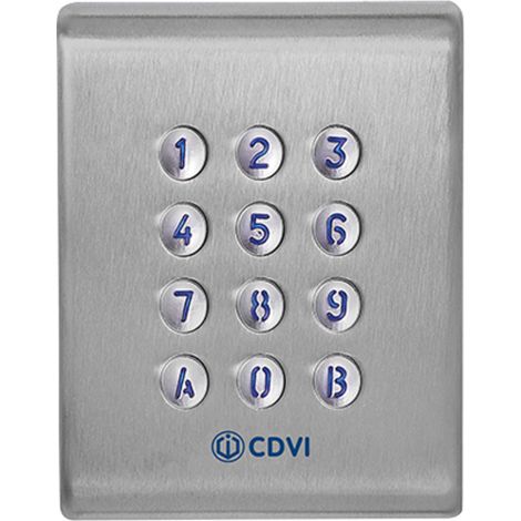 CDVI Security F0201000053-G Codeschloss 12 V, 24 V, 48 V IP65 Bluetooth-fähig, mit beleuchteter Ta