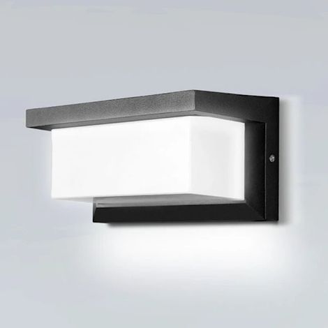 Hengda LED wall lamp 18W sensor LED IP65 outdoor lighting with motion sensor patios gardens cold white - black, for indoor (1/5)
