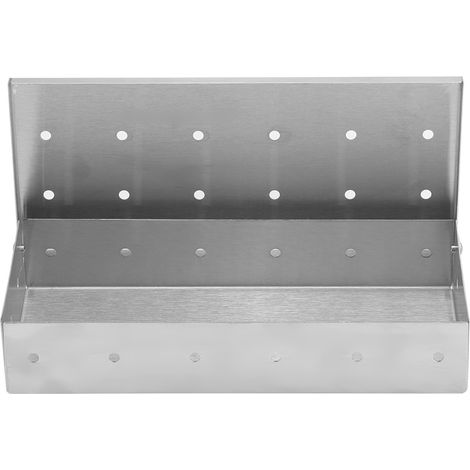 Lot BBQ extérieur en acier inoxydable fumoir à viande pour gril charbon de bois (1/5)