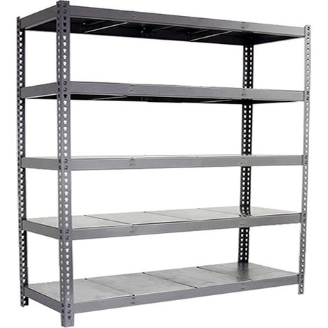 Simonrack Étagère gris galva 5 niveaux sans vis (1/5)
