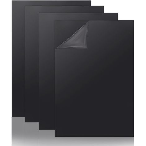Plaque en Plastique ABS 4 Pièces Plaque Plastique 300 x 200 x 2mm Feuille de Plastique ABS Feuilles de Plastique pour Remplacement du Verre du Cadre Photo, DIY Projets, Peintures (1/5)