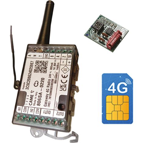 Accessoire Divers KIT RGSM 4G passerelle automatismes + Puce 1NCE CAME 001FRU0242