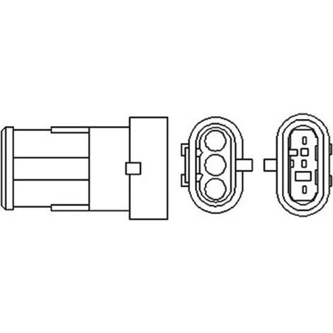 Sonde lambda Magneti Marelli 466016355098 RENAULT 7700273715