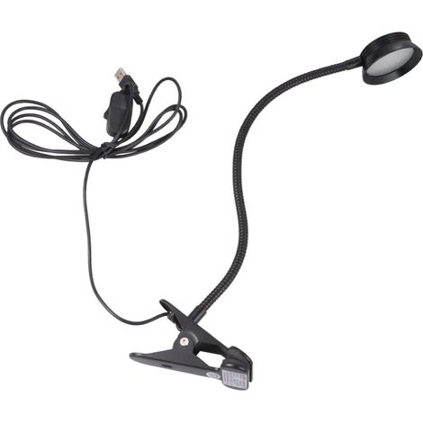 NUOBESTY Lampe de Lecture LED Pince Flexible pour Lit, Réglage (1/5)