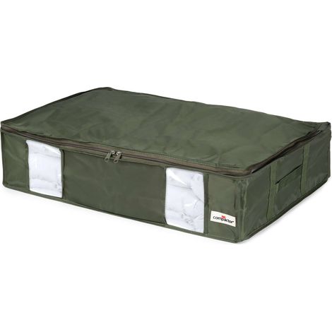 Housse de rangement sous vide Ecologik - COMPACTOR - 65 x 45 x H.15.5 cm - Vert empire