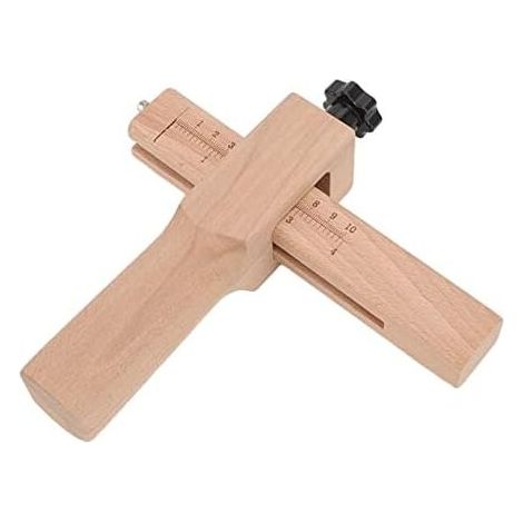 180x41mm Wooden Hand Leather Strip Other Gardening Tools Wood Strip Cutter Belt Cutter with Adjustable Rod Cutting Tool DIY Tools