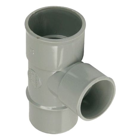 Culotte Mâle / Femelle simple PVC - 87°30 - Diamètre 32 mm