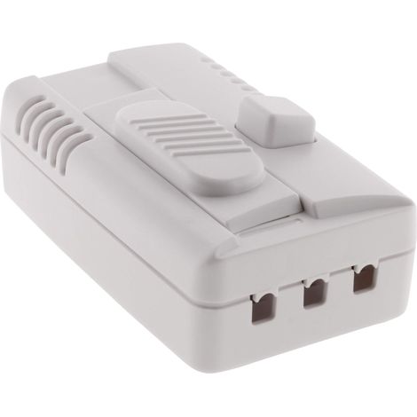 Zenitech - Dimmer a pedale cablato - Compatibile con i LED - Bianco (1/4)