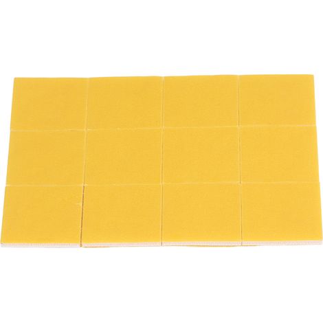 12 Rubans auto-agrippants adhésifs double face industriels, rouleau de 12 pièces pour fixation murale à la maison. (1/5)
