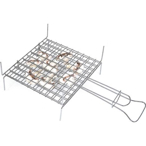 GRATICOLA DOPPIA INCROCIATA 24X25 CM CROMATA