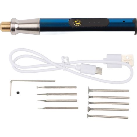 Electric Engraving Pen Kit USB Rechargeable Machine Mini Portable Polishing Engraver Tool