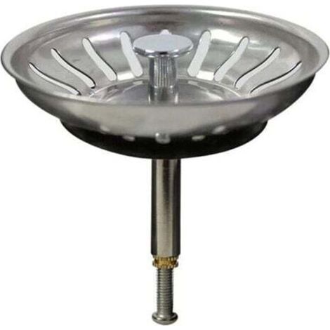 Desagüe de acero para fregadero de cocina con tamaño ajustable (1/4)