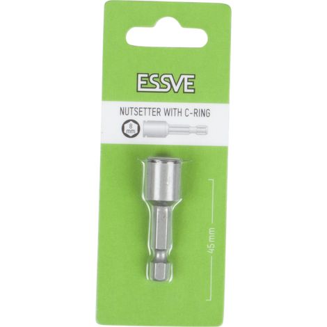 Chiave a brugola ESSVE per viti in acciaio inox, manicotto elastico 8x45mm (1/2)