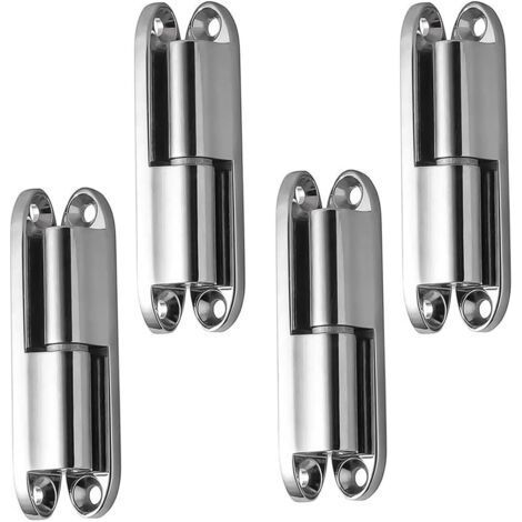 Door Hinge 4 Pieces Door Hinges, Removable Door Hinges, Silent Door Hinges, Door Hinge, for Cabinet Doors, Room Doors, Furniture Doors (1/4)