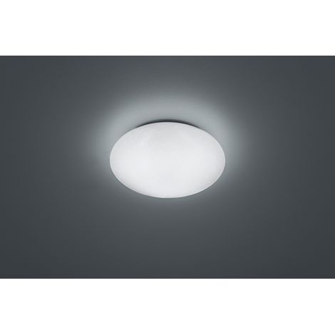 Plafón LED Putz Ø27 cm – 12W, 1160 lm, Efecto Estrellas, IP44 – Trio Lighting (1/2)