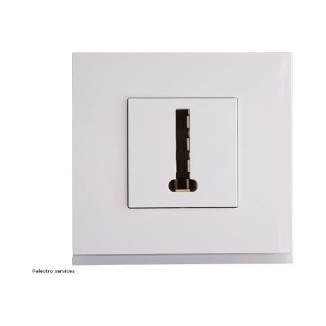 Prise téléphone Gallery Complet Blanc