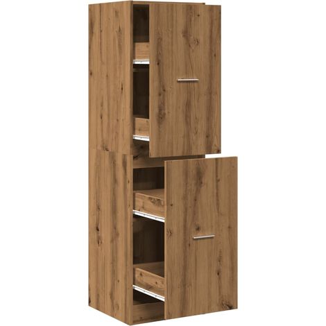 Maison Exclusive - Armadietto da Farmacia Rovere 40x41x144,5 cm in Truciolato