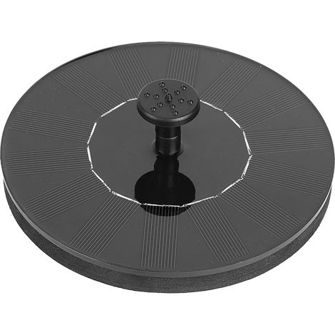 Pompe à Eau, Pompe de Fontaine 180L/H 1.4W, Pompe de Fontaine à énergie Solaire, Pompe à Eau de Fontaine Flottante pour Aquarium de Piscine d'étang de Jardin (1/5)