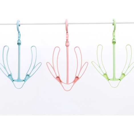 Étagère suspendue à chaussures 3 pièces, accessoires pour chaussures, crochets de séchage (1/5)