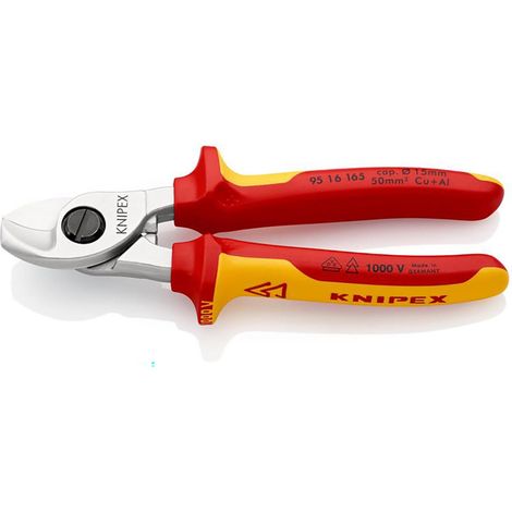 Draper 34058 KNIPEX 95 16 165 SB VDE Cable Shears, 165mm (1/5)