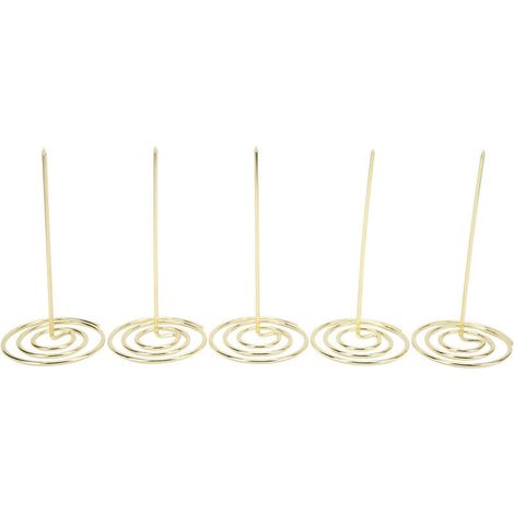 5-Piece Stainless Steel Receipt Holder - Wear-Resistant and Corrosion-Resistant for Office and Kitchen (1/5)