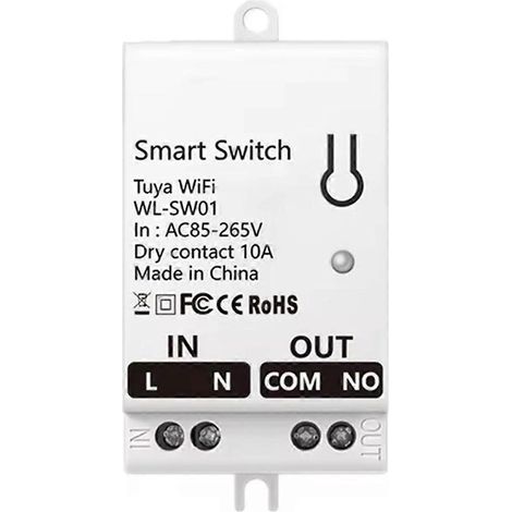 Module de contact sec Tuya Smart WiFi 10 A universel CA 85-265 V (1/5)
