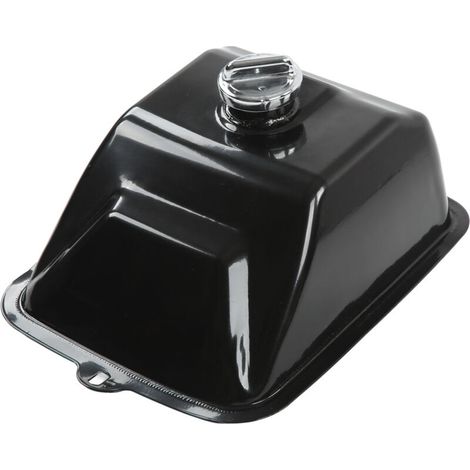 Réservoir de Carburant ATV avec Bouchon, Réservoir de Gaz en Métal, Réservoir de Carburant en Fer avec Bouchon Chromé sans Fuite D'huile pour Système de Carburant 150 Cc 200 Cc 250 Cc ATV Quad 4 Roue. (1/5)