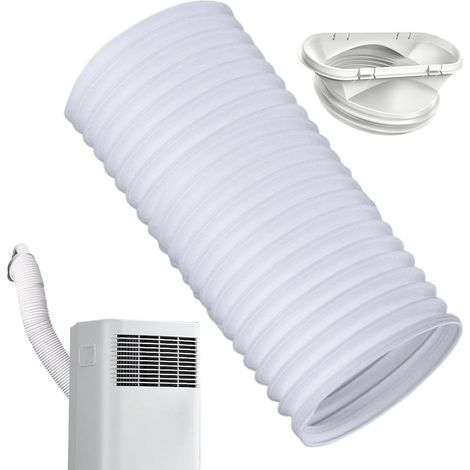 Tuyau d'évacuation de climatiseur  Tuyau d'échappement de 13 cm de diamètre pour maison, chambre à coucher, appartement, chambre, entrepôt, magasin, salle de sport (1/5)