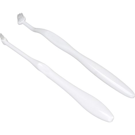Brosse à dents à poils, adaptée au nettoyage des appareils orthodontiques et des brossettes interdentaires, peut éliminer les taches buccales, blanche. (1/5)
