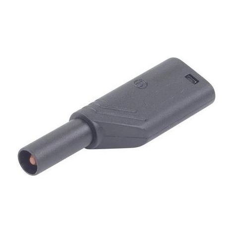 SKS HIRSCHMANN 934099100 M PLUG S CURIT SLAPES M LE DESTRO PIN: 4 MM NERO 1 PZ(I)