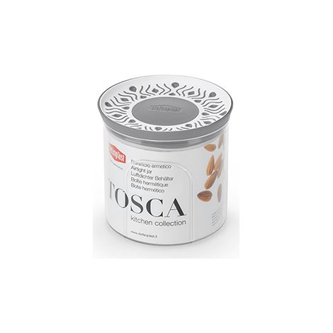 BARATTOLO TONDO 'TOSCA' grigio/bianco  - STEFANPLAST (1/2)