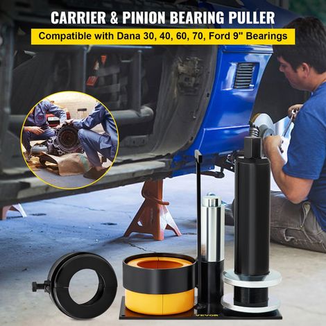 Extracteur de Pignons en Acier, compatible avec les roulements Dana 30, 40, 60, 70, Ford 23 cm, Extracteur de Roulements à 3 Coquil… (1/5)