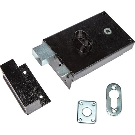 Abus FE9762207A SA H CE G - Serratura da applicare con maniglia orizzontale con chiusura a chiave per apertura esterna sinistra80 88 x 140 (1/4)