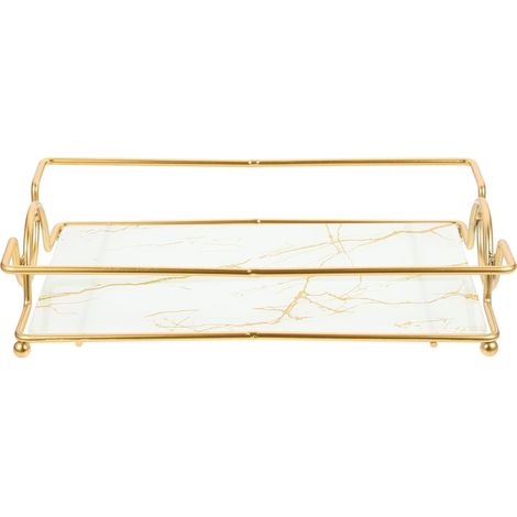 Plateau De Salle De Bain Organisateur Cosmétiques Cadre Étagère Rangement Parfums Bijoux Et Maquillage'-'- (1/5)
