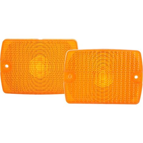Lentille de avant 56001378, lumineuse élevée, remplacement Jeep Wrangler 1987-1995, jaune (1/5)