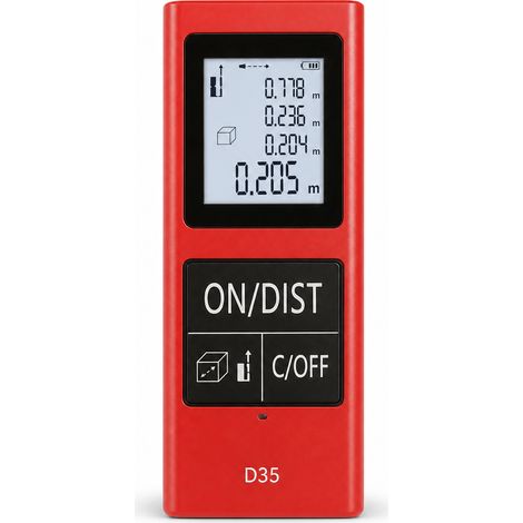 Telemetro laser D35 portatile per misurazioni interne 60 m (1/5)