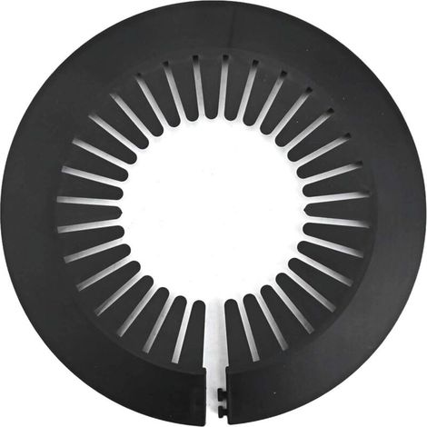 Copritubi decorativi, set da 5, realizzati in metallo robusto, diametro regolabile da 75 a 115 mm, design elegante per interni moderni.