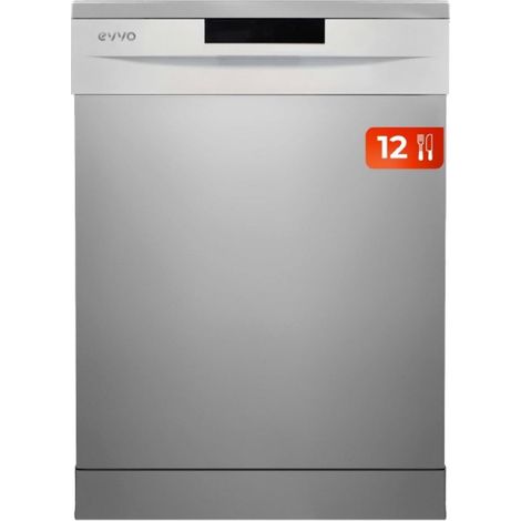 EVVO Lave-vaisselle largeur 60 cm, capacité 12 couverts, programme demi-charge, économies avec le programme ECO, 5 programmes, ba (1/5)
