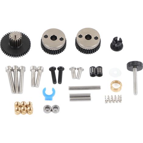 Kit d'accessoires pour extrudeuse HGT : capuchon, vis rondes, ressort, roulement, arbre, roue d'alimentation