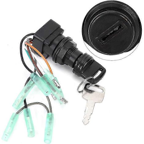 Ensemble de contacteur à clé d'allumage pour moteur hors-bord SUZUKI 37110-92E01 Édition YEMAA 0621 (1/2)