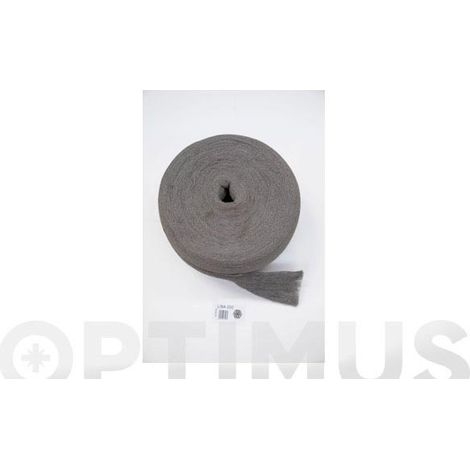 BARLESA lana lisa n.000 - 2,5kg. , Lana lisa de acero Nº000Rollo de 2,5 KgAncho filamento de acero: Límite inferior 0,02mm, límite superior 0,03mmLa textura del acero l