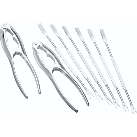 Accessorio cucina craft seafood utensils set acciaio inox 8 pezzi (1/2)