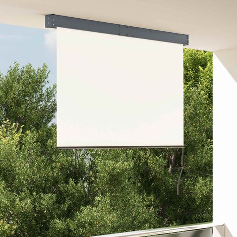 145971 vidaXL Outdoor Roller Blind 140x250 cm Cream (1/5)