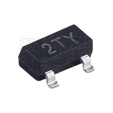 Transistor CMS Changdian/Changjing S8550 2TY SOT-23 PNP, composant électronique fourni, 5 unités assemblées