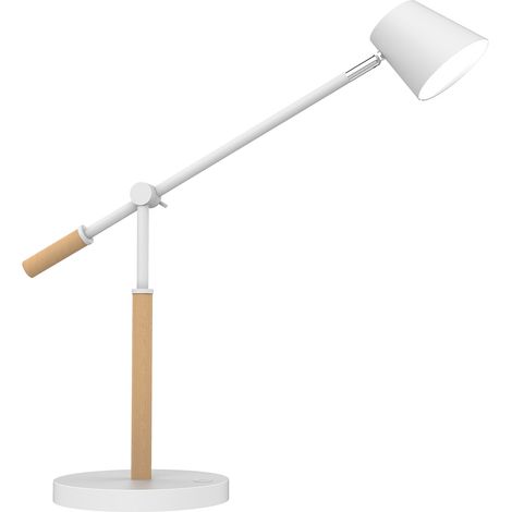 LAMPARA LED UNILUX VICKY USB BL/MADERA