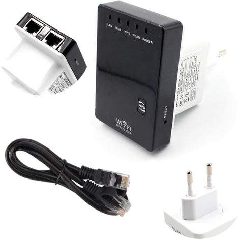 Ripetitore di segnale Wi-Fi LAN RJ-45 300Mbps Access Point AP extender (1/5)