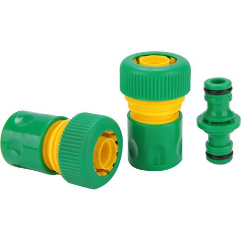 Beyamis Adaptateur de raccord rapide pour tuyau d'arrosage 3/4" (3 pièces) - Outil de réparation (1/5)