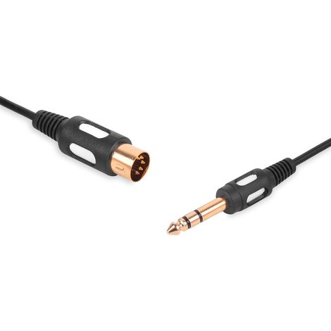 Cavo jack stereo da 6,3 mm - connettore DIN (DIN-545) vitalco Cavo jack stereo da 6,3 mm - connettore DIN (DIN-545) vitalco 3,0 m (DIK13/L3) (1/5)