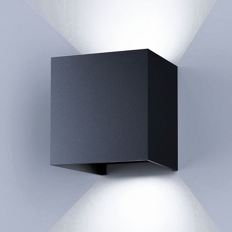 Applique murale LED en aluminium, lampe de chevet LED moderne, applique murale LED à économie d&aposénergie, lumière blanche 6000K (1/5)